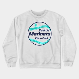 Mariners Retro 80s Ball Crewneck Sweatshirt